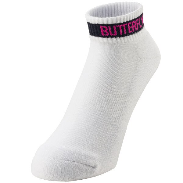 Butterfly Levalis Socks - White-Black